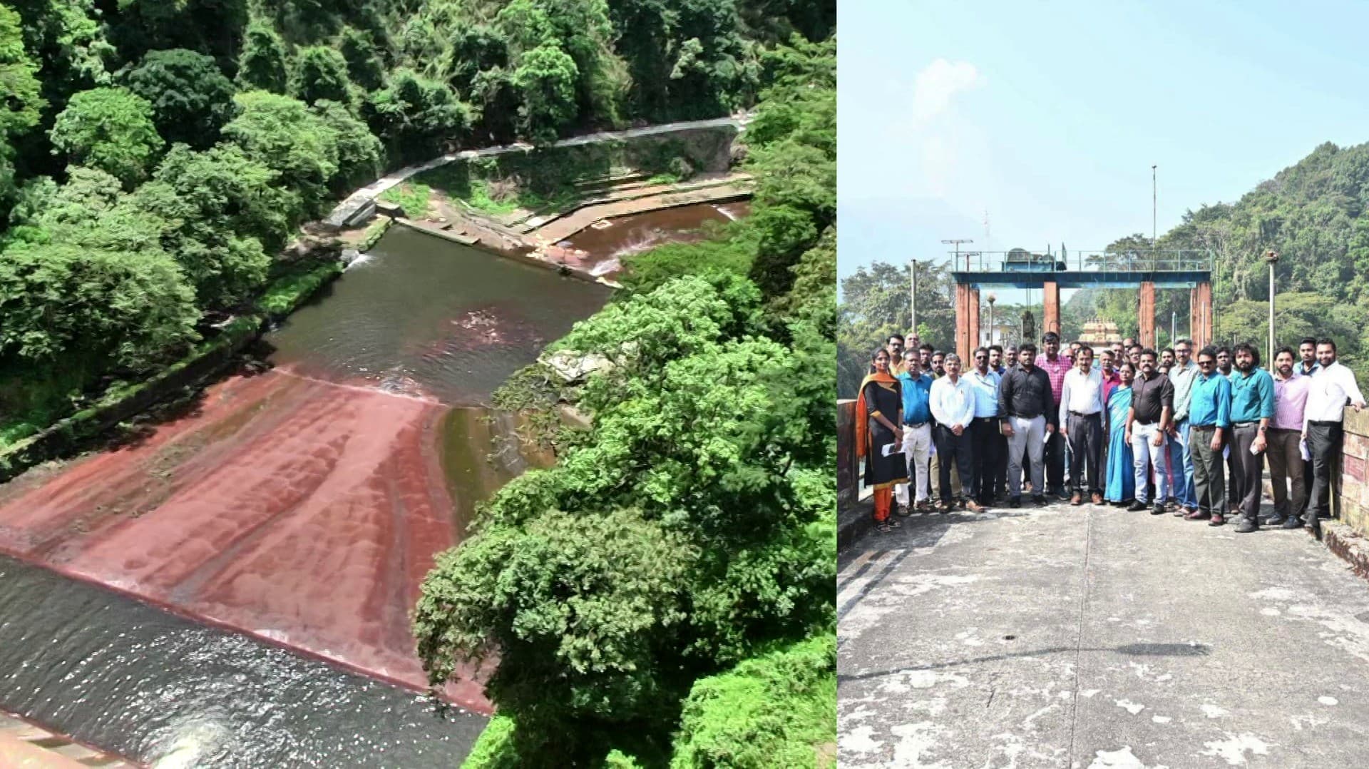 கோயம்புத்தூர் சிறுவாணி அணையில் ஏற்பட்டுள்ள நீர்க்கசிவு