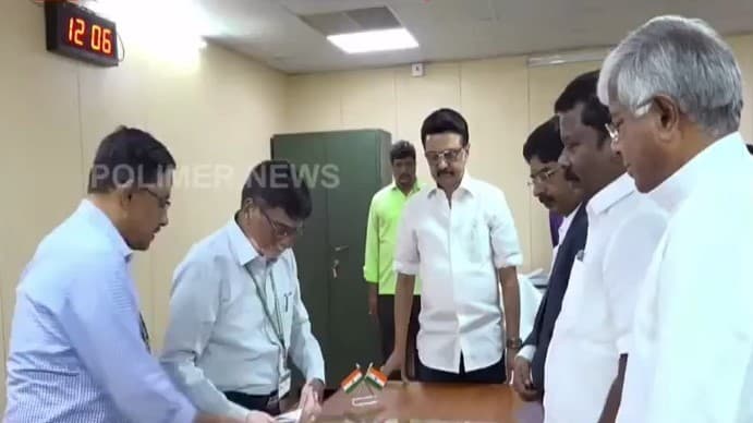 மாநிலங்களவை தேர்தல் - தி.மு.க. வேட்பாளர்கள் வேட்பு மனு தாக்கல்