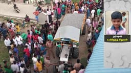 சைக்கிள் ஓட்டிக்கொண்டிருந்த சிறுவன், டிராக்டர் மோதி உயிரிழப்பு.. டிராக்டரை அதிவேகமாக ஓட்டிவந்த நபர் கைது//