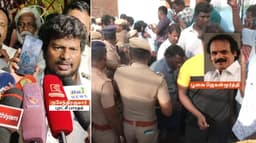 கடத்தல் வழக்கில் பூவை ஜெகன்மூர்த்தியை விசாரிக்க வந்த போலீசார்.. விசாரணை நடத்த 500 போலீசார் வருவாங்களா? - ருசேந்திரகுமார் கேள்வி