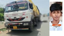 டாரஸ் லாரியை ஓவர் டேக் செய்யும் போது நடந்த விபரீதம்.. பிளஸ் 2 மாணவருக்கு நேர்ந்த துயரம்..!!