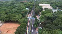 79-ஆவது சுதந்திர தினம் - 1000 அடி நீள மூவர்ணக் கொடி பேரணி