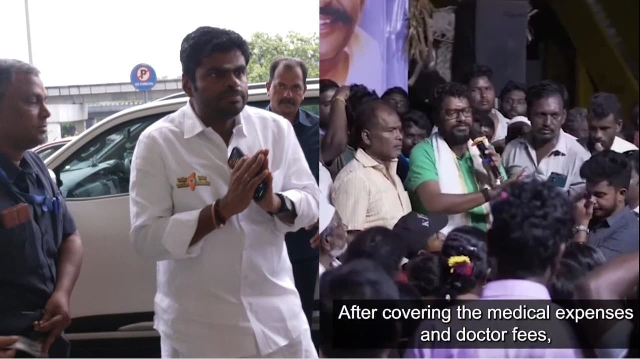 கிட்னி திருடியது குறித்து வெட்கமே இல்லாமல் மண்ணச்சநல்லூர் திமுக எம்எல்ஏ பேச்சு..! வீடியோவை வெளியிட்டு அண்ணாமலை குற்றச்சாட்டு..